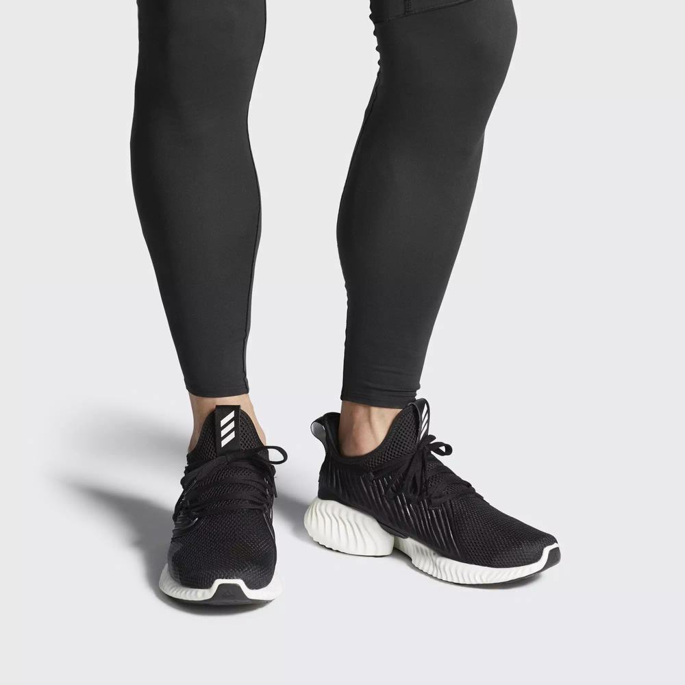 Adidas Alphabounce Instinct Clima Tenis Para Correr Negros Para Hombre (MX-93566)